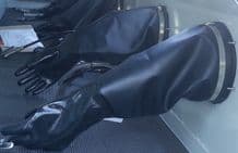 6" X 19"Replacement Gloves for Bench Top Sand Blasting Cabinet.