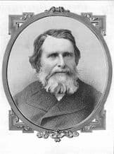 ARTISTS: John Ruskin, M A, L L D, antique print 1907