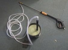 Mattis Wet Sandblast Gun,Lance and Suction hose for wet pressure washer blasting