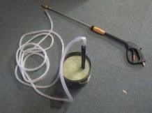 Mattis Wet Sandblast Gun,Lance and Suction hose for wet pressure washer blasting