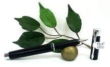 Parker Esprit Fountain Pen Telescopic Black - Carbon 11.5cm Long Medium Nib
