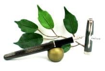 Parker Sonnet  Fountain Pen Chiselled Carbon Medium Nib Titanium Plated (PKF008)
