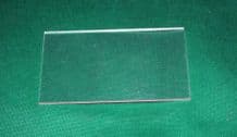 Perspex Screen 125mm x 75mm for Sand Blast Helmet. Replacement Screen Grit Blast
