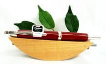 Pilot Capless Vanishing Point Retractable Fountain Pen Red/Rhodium Trim