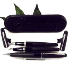 Pilot MR Fountain Pen Rollerball Pen or Ballpoint Pen Matt Black Body Gift Box
