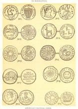 US COLONIAL COIN: NJ cent VT token Granby fugio Carolina nova constellatio, 1907