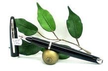 Waterman Carene Fountain Pen Black Lacquer Body with Silver Trims S0293960