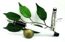 Waterman Expert Deluxe Fountain Pen White Lacquer + Black/Chrome Trim S0889700