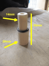 Wet Blasting Gun Replacement Nozzle. Aqua Blast Nozzle for Pressure washer Blast