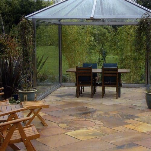 Pavestone Paving-Riven Sandstone-Modak-PAVING SLABS SINGLE SIZE OPTIONS