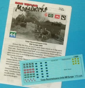 Corps Recce Regts, NW Europe