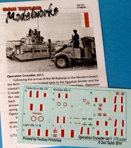Operation Crusader, Set 1