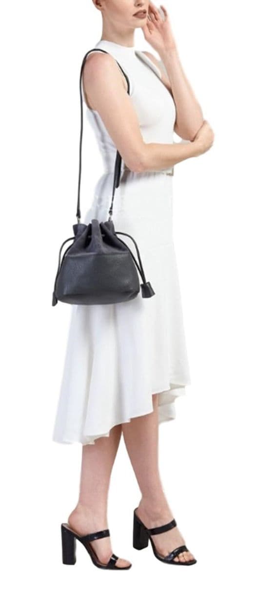 Clearance Was 49 99 Small Leather Suede Drawstring