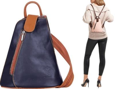 Handbag Bliss Beautiful Mini / Micro Super Soft Rucksack Backpack & Shoulder Bag