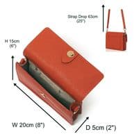 Metallic Clutch Crossbody Shoulder Bag Box Shape (SALE - was £42.94)