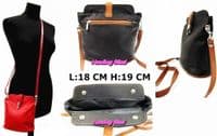 Metallic Leather Crossbody Bag Italian Leather Small  Shoulder Bag ( Roomy)