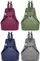Rucksack Backpack Genuine Italian Soft Leather Top Handle Bag  Lap Top Bag Med- Lg (All Colours)