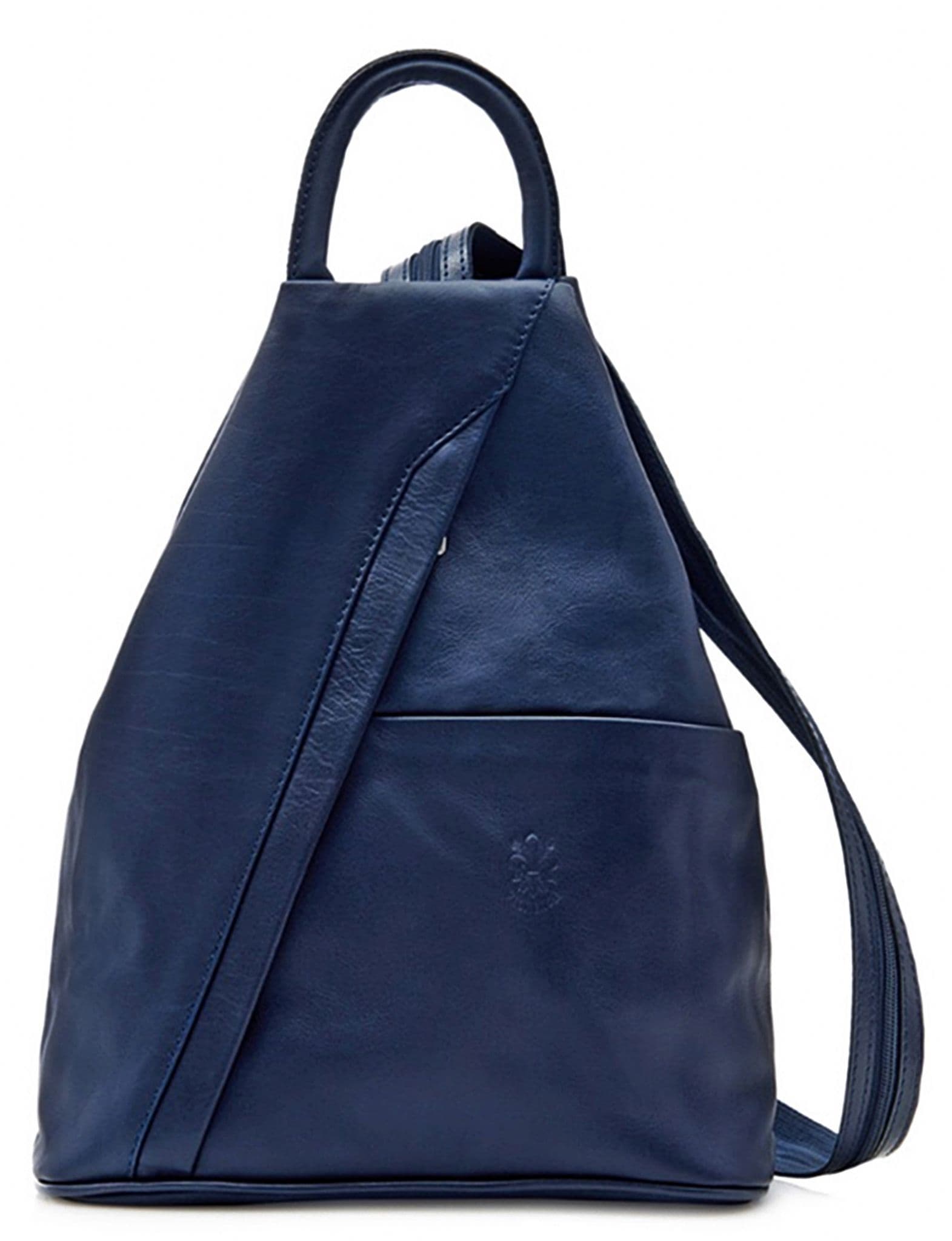 Rucksack Backpack Shoulder Bag Vera Pelle Super Soft Italian