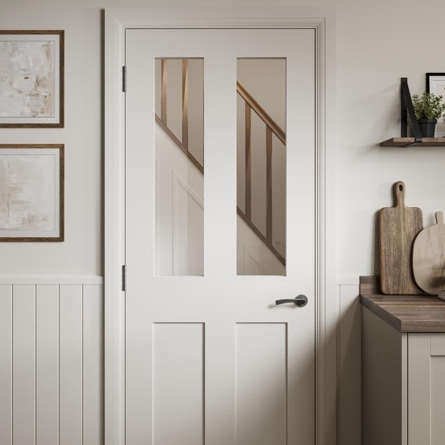 Panel Led Internal Doors 4 Panel Glazed Internal Door