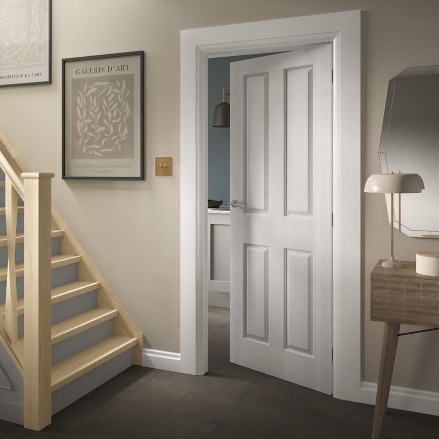 4 Panel Primed Interior Door