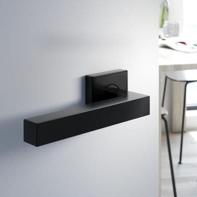 Burford Matt Black Lever Handle Pack