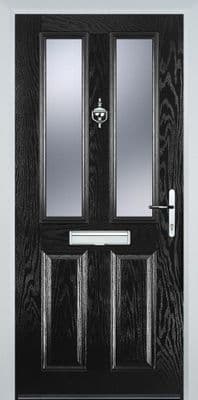 Clifton Glazed Composite Door - Black