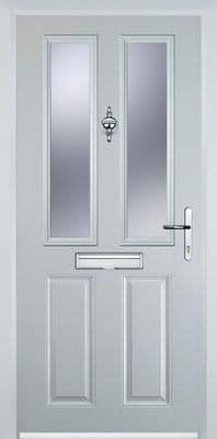 Clifton Glazed Composite Door - White