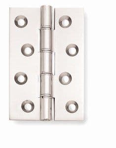 Double steel washered hinge 75mm