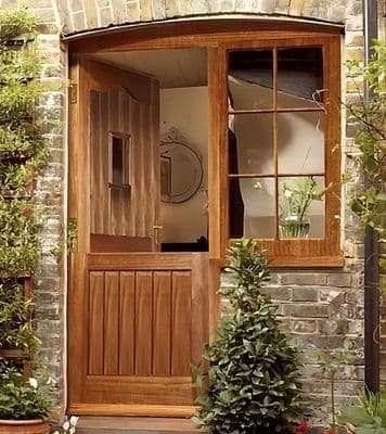 Hardwood Stable 1 Pane Double Glazed Door