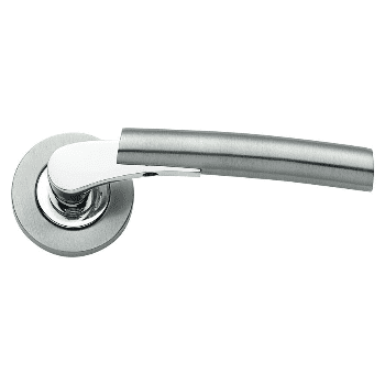 Lamport Polished Satin Chrome Lever