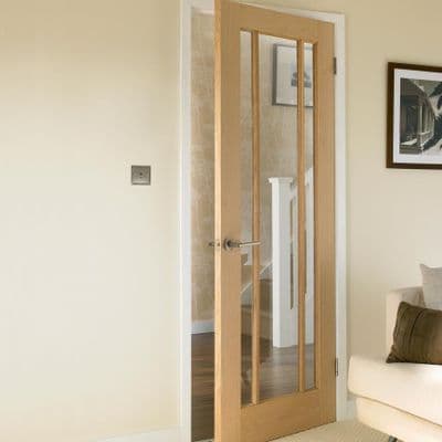 Langdale Worcester Oak 3 Light Glazed Interior Door