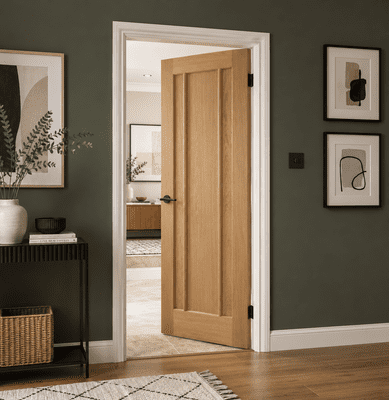 Langdale Worcester Oak 3 Panel Interior Door