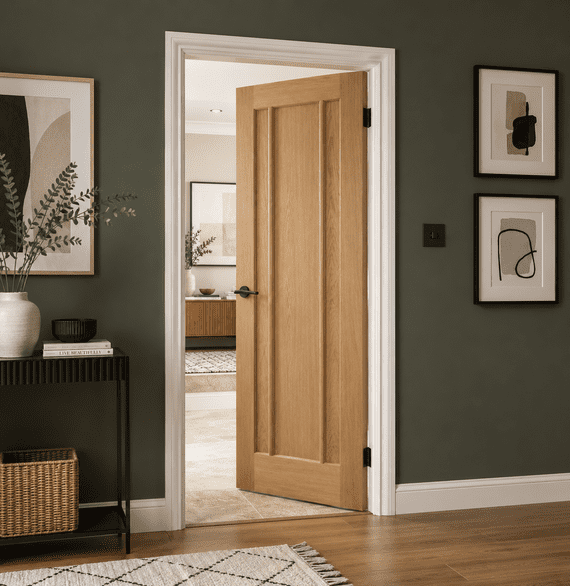 Langdale Worcester Oak 3 Panel Interior Door