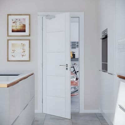 Linear FD30 White Interior Fire Door