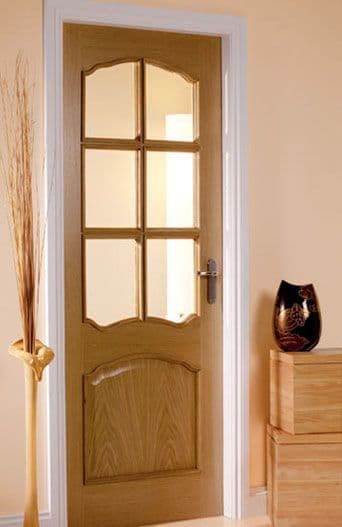 Louis Oak Pre-glazed Interior Door