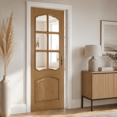 Louis Oak Pre-glazed Interior Door