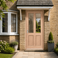 Malton Hardwood External door - Frosted or Clear