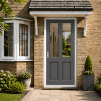 Malton Hardwood External door - Frosted or Clear