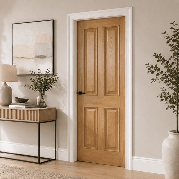 Rockingham 4 Panel Oak Interior Door