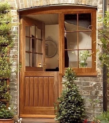 Stable Hardwood 9 Pane Double Glazed Door