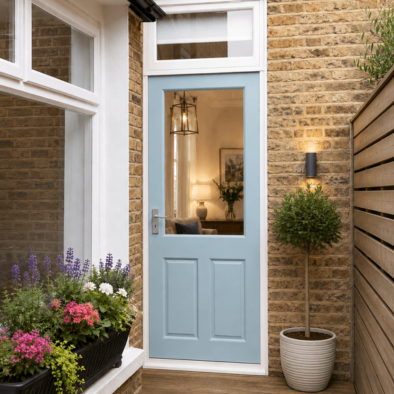 Steeton Mondello Half‑Glazed Hardwood External Door | £289.99
