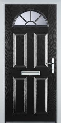 Sunburst Composite Door - Black