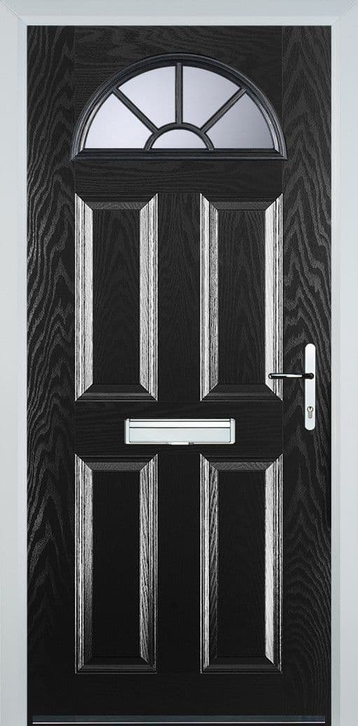 Sunburst Composite Door - Black