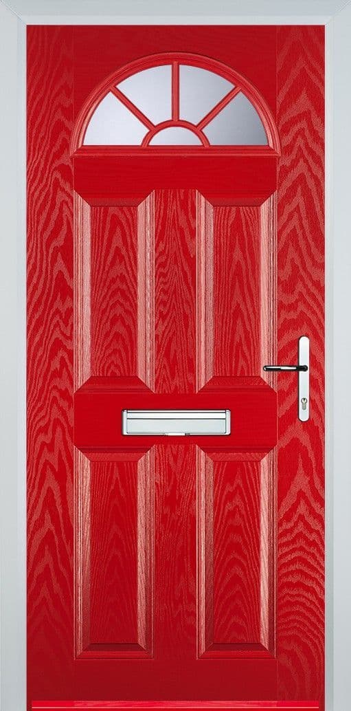 Sunburst Composite Door - Red