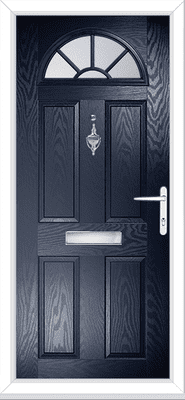 Sunburst Composite Front Door - Blue