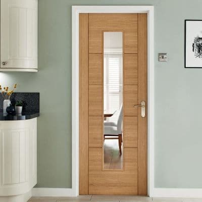 Vancouver Oak Glazed Interior Door
