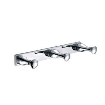Arian Echo Multi Robe Hook (3, 4, 5, 6 & 7 Hooks) in Chrome
