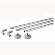 4 Configuration Shower Curtain Rail in Chrome (L-Shape U-Shape Straight) RLD