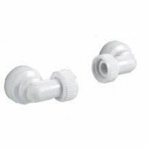 Aqualisa Pair of Complete Body Elbows & Seals 022502 - White