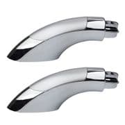 Aqualisa Rail End Assembly 215012 - Chrome